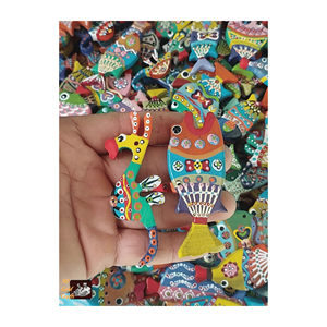 งานตกแต่งปลาทาสี-งานไม้แขวนของแท้ตกแต่งผนังไม้ไม่เหมือนใครปลาแกะสลักด้วยมือ - Product Image 5