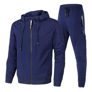 Warm Lounge Chándal Cozy Fleece Mens Hoodie y Joggers Relaxed Fit Traje de 2 piezas para uso informal y de entrenamiento - Product Image 5