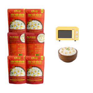 Riz frais pois chiches du Vietnam riz sans gluten prêt à manger remplacement de repas riz instantané précuit rapide ST25 nourriture végétalienne - Product Image 3
