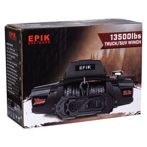 Cabrestante eléctrico de capacidad de carga de 13500 libras-12V CC para camión de remolque todoterreno, control remoto inalámbrico 2 en 1 - Product Image 5