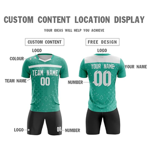 เครื่องแบบฟุตบอลของผู้ชายชุดทีมระบายอากาศมาใหม่ดีไซน์ตามสั่ง - Product Image 3