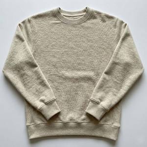 Sudadera de Invierno de Algodón Francés de Alta Calidad, 500 g/m², Tejido Grueso, Cuello Redondo, Color Avena, para Mujer, Premium, Personalizable OEM - Product Image 5