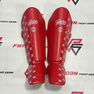 Nouvelle conception Fairtex, protège-tibias jaunes entièrement imprimés pour la boxe, le Muay Thai, l'entraînement, les arts martiaux mixtes, le kickboxing, le MMA - Product Image 5