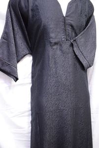 Qamis marocain prêt-à-porter en lin, soie et polyester, décontracté, respirant, pour adultes, grande taille, automne, personnalisé ODM - Product Image 4