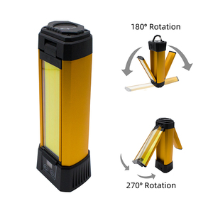 2 bảng điều khiển 2000lm xách tay không thấm nước Đèn pin móc kiểm tra từ tính COB <span class=keywords><strong>LED</strong></span> sạc cắm trại <span class=keywords><strong>LED</strong></span> làm việc ánh sáng - Product Image 6