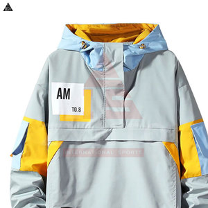 เสื้อแจ็คเก็ตฮู้ดดี้ผู้ชาย ระบายอากาศได้ดี กันลม แฟชั่นลำลอง สตรีทแวร์ เสื้อฮู้ดดี้กันน้ำ - Product Image 6