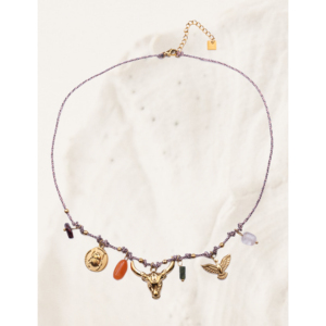 CUCOCUCA Collane con ciondolo fatte a mano 473250450 con pietre naturali e pezzi in acciaio inossidabile per uso quotidiano Spedizione UE in 48 ore - Product Image 1