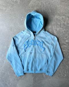 Survêtement à capuche imprimé bouffant 100% coton Anti-rétrécissement et anti-rides Summer Street Wear en motif à carreaux - Product Image 5