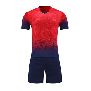 Conjunto de Uniforme de Fútbol Personalizable para Adultos, 100% Poliéster, Transpirable, Ropa Deportiva, Camiseta de Fútbol con Protección UPF 50, Diseño Tailandés - Product Image 5
