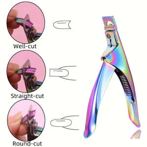 Professional Manicure <b>Kit</b> with Acrylic Gel <b>Nail</b> Cutter Clipper Cuticle Pusher Ingrown <b>Nail</b> Tool - Product Image 4