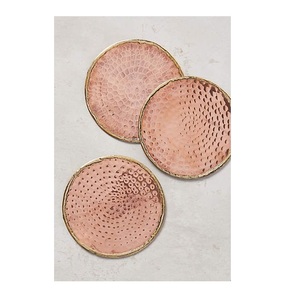 Marrón Mossy Mármol Natural Decoración para el hogar Utensilios de cocina Posavasos redondos Juego de mesa de 4 Superventas - Product Image 4