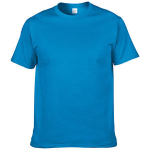 Vente en gros 100% coton 150 g/m² couleur unie vierge 21 options hommes femmes T-shirt personnalisé à manches courtes pour hommes - Product Image 5