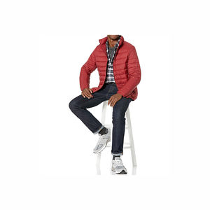 Men's Custom <b>Colour</b> Puffy <b>Canvas</b> Jackets Latest Design Popular Stand Collar Good Material for Winter OEM Services Low Rate - Product Image 3