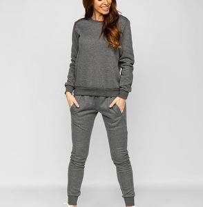 Premium quality Cotton <b>Hoodie</b> And Jogger Set Oversized Pullover Hoodies Sweatpants Washed 2 Piece Set - Product Image 6