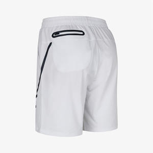 Shorts de tennis pour hommes, entrejambe de 7 pouces, toile 100% polyester, taille mi-haute, fermeture à cordon, séchage rapide, respirant, écologiques - Product Image 4