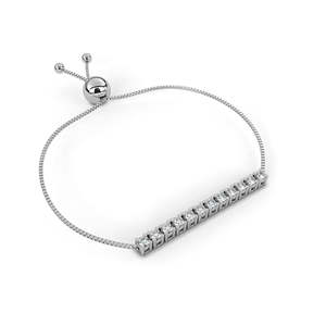 Fabulosa Pulsera y Brazalete de Diamantes Cultivados en Laboratorio en Oro de 18K, Accesorio de Joyería de Lujo - Product Image 6