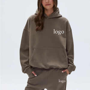 Custom Drop Shoulder Pullover Hoodie Unisex Terry Over Size Hoodie Washed Color Hoodies Wholesale Muko Martial Arts Products - Product Image 1