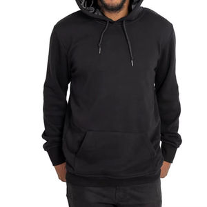 Sweat-shirts à capuche décontractés en coton mélangé 100% avec doublure en satin de soie, logo personnalisé, vente en gros 2026, sweat-shirts en soie pour hommes - Product Image 4