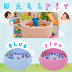 Kit de piscine à balles pour enfants avec 50 balles en mousse souple, pliable pour la chambre et l'hôtel, sûr et confortable pour les tout-petits - Product Image 4