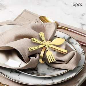 Servilleteros de metal dorado para bodas y Navidad Impresiona a tus invitados con ocasiones especiales - Product Image 5