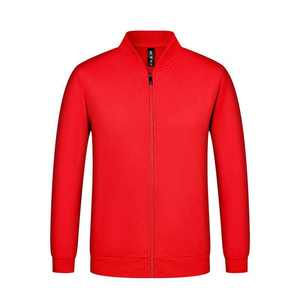 Chaqueta de Hombre con Cremallera Completa, Diseño Nuevo, Al Por Mayor, Felpa de Algodón, Sudadera con Bordado 3D, Patrón Sólido, Fabricante - Product Image 3