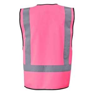 Gilet de sécurité haute visibilité réfléchissant de haute qualité pour les travailleurs Logo personnalisé Certifié CE/EU Tissu en coton/nylon/polyester - Product Image 4