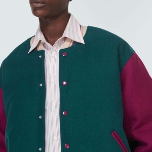 Ropa de hombre Chaqueta de hombre Béisbol Varsity Lana Botón Abajo Chaquetas de hombre Chaqueta de béisbol universitaria más vendida para hombres - Product Image 4