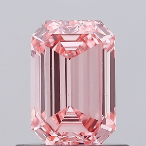 IGI 1,01 CT FV Pk Fancy Vivid Pink Emerald Cut Lab Grown Diamond VVS2 Claridad para anillo de compromiso o fabricación de joyas - Product Image 5