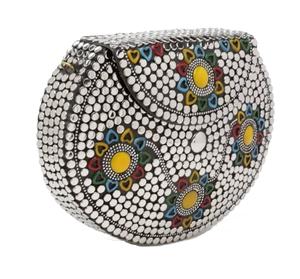 Bolso de mano de metal para mujer a precio de fábrica al por mayor con diseño decorativo adornado con diamantes de imitación para bolso de mano de mujer - Product Image 5