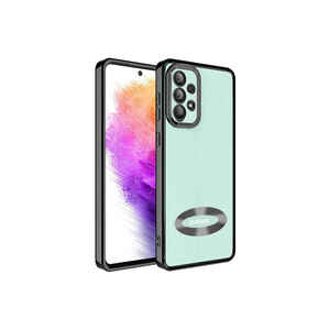Coque en silicone TPU souple Netzy pour Samsung Galaxy A53 5G avec protection de l'appareil photo, affichage du logo, SAFA Omega, coque arrière modèle A34/A24 - Product Image 1