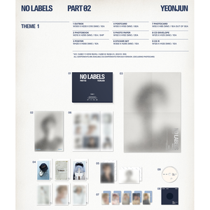 TXT YEONJUN - NO LABELS : PART 02 2ème mini-album Photobook Ver. ( THÈME 1 / 2 / 3 ) - Product Image 3