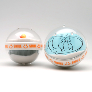 Presse-papier acrylique de 3 pouces avec sable blanc presse-papier acrylique en forme de cœur - Product Image 1