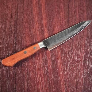 มีดเชฟสแตนเลสด้ามไม้กุหลาบสไตล์ญี่ปุ่นมีดทำครัวเหล็กกล้าคาร์บอน - Product Image 1