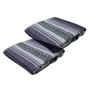 Manta de lana púrpura Manta para adultos con patrón Falsa con comodidad duradera de la India - Product Image 4