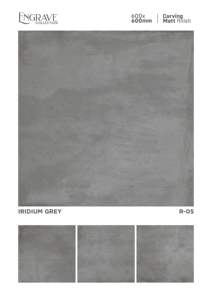 กระเบื้องปูพื้นพอร์ซเลนดีไซน์ชนบทขนาด600x600มม. แกะสลักพื้นผิวด้านสำหรับตกแต่งภายในโรงแรมกระเบื้องภายในแบบทันสมัยทนทานสำหรับใช้ในห้อง - Product Image 4