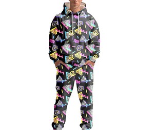 Chándal Deportivo Casual de Invierno para Hombre, Estampado, Sublimado, Diseño 2 en 1, Transpirable, de Secado Rápido, Suave, 100% Algodón, Ligero - Product Image 2