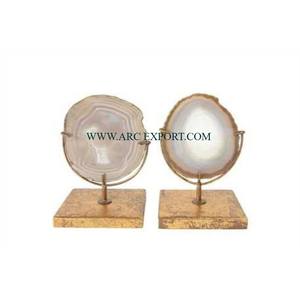 Sculpture florale élégante en métal et objet de table décoratif en gros Creative Designer Fantaisie Look Accent Statue Sculpture - Product Image 2