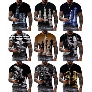 OEM T-shirt de sport à manches courtes et à séchage rapide en polyester avec impression par sublimation personnalisée de haute qualité pour hommes - Product Image 4