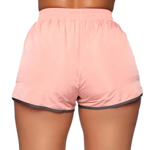 Taille haute décontracté ample Polyester Spandex Yoga Shorts pour femmes été nouvelle mode femmes entraînement Gym échauffement Shorts pour les femmes - Product Image 3