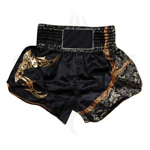 Pantalones Cortos de Boxeo y Muay Thai de Primera Calidad, Elásticos, Ligeros y Transpirables, para Peleas en Ring o Jaula, Ropa de Peleador, Bordado OEM - Product Image 1