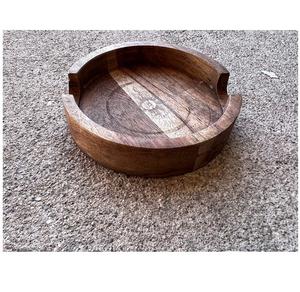 Garantía de calidad, soporte de madera personalizado, posavasos de bambú para bebidas, juego de posavasos de madera resistente al calor para mesa de centro, posavasos de piedra - Product Image 5