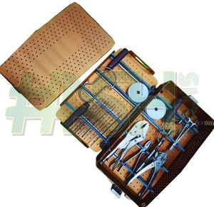 Ensemble d'instruments K-Wire avec boîte en aluminium, instruments Kirshner et K-Wire en acier et métal, ensemble d'implants K-Wire et de fils Kirshner - Product Image 1
