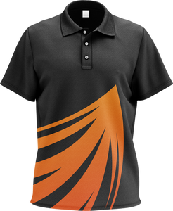 Camiseta de poliéster con estampado de sublimación para hombre, Polo deportivo personalizado de manga corta de secado rápido para Golf - Product Image 3