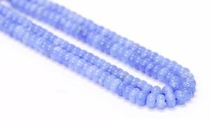 Perles de pierres précieuses de Quartz de Tanzanite naturelle de 8mm Rondelle lisse perles de pierre en vrac pour la fabrication de bijoux du fabricant en vrac 16 "pouces - Product Image 3