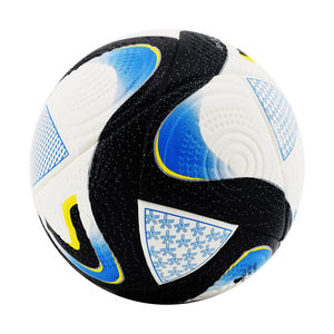 Balón de fútbol de cuero PU con logotipo personalizado de alta calidad, tamaño 5, entrenamiento de fútbol, entretenimiento de carreras, fútbol de fábrica al por mayor - Product Image 6