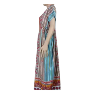 Robe de nuit d'été Chibi pour femmes robe de nuit longue respirante douce avec fermeture à la taille élastique Style simple grande taille en vente - Product Image 3