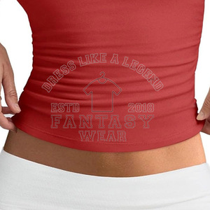 FANTASY WEAR 2026 – Débardeur de sport moulant pour femme, dos nageur, haute qualité, pour yoga et course à pied, avec logo personnalisé - Product Image 6