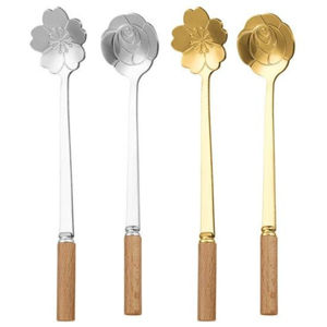 Acier inoxydable de style élégant en gros de haute qualité avec différentes couleurs polies mates avec des couverts à poignée en relief - Product Image 3