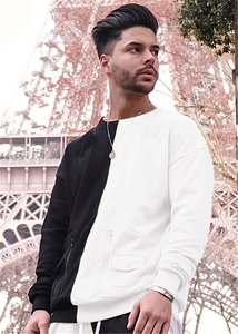 Chándal Deportivo Personalizado de Felpa Francesa para Hombre, Color Block, Corte Ajustado, Algodón - Product Image 6