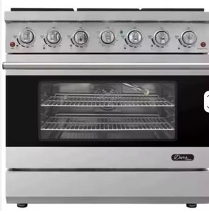 Estufa Comercial de Gas de Acero Inoxidable con 6 Quemadores y Horno Doble para Cocina de Restaurante u Hotel - Product Image 1